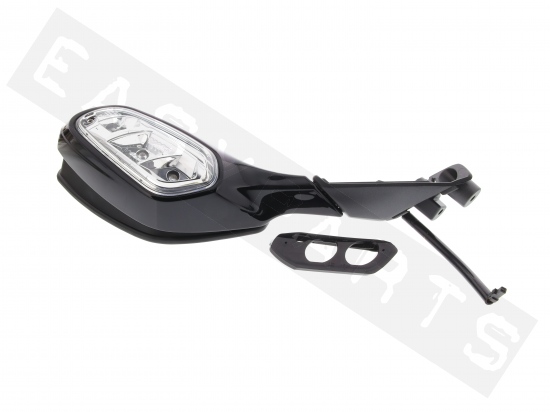 Rearview mirror left SYM GTS 125-300I 2012-2020 Pearl Dark Black (BK-231P)